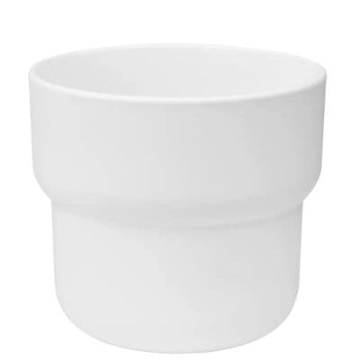 White Plastic Plant Pot 9cm