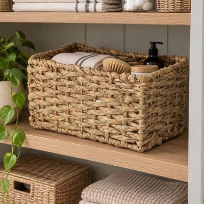 Willowdale 35cm Thatch Grass Wicker Storage Basket