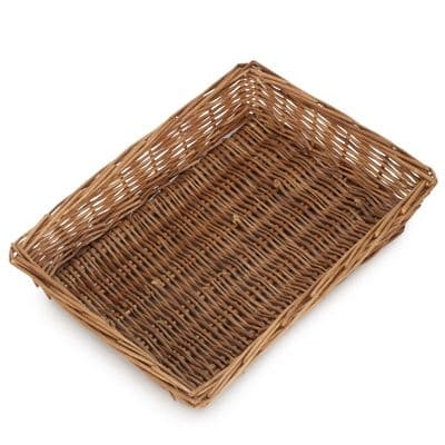 Willowdale Large 42cm Wicker Basket Tray