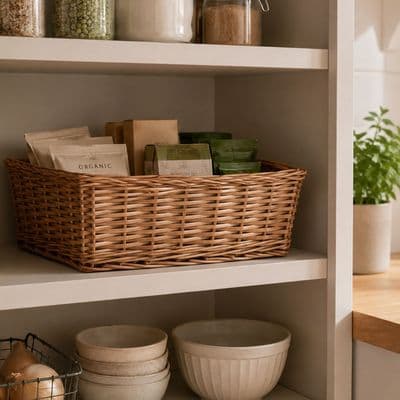 Willowdale Large Open Wicker Basket 45cm