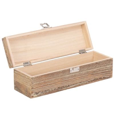 Woodvale Rustic Wooden Wine & Champagne Gift Box