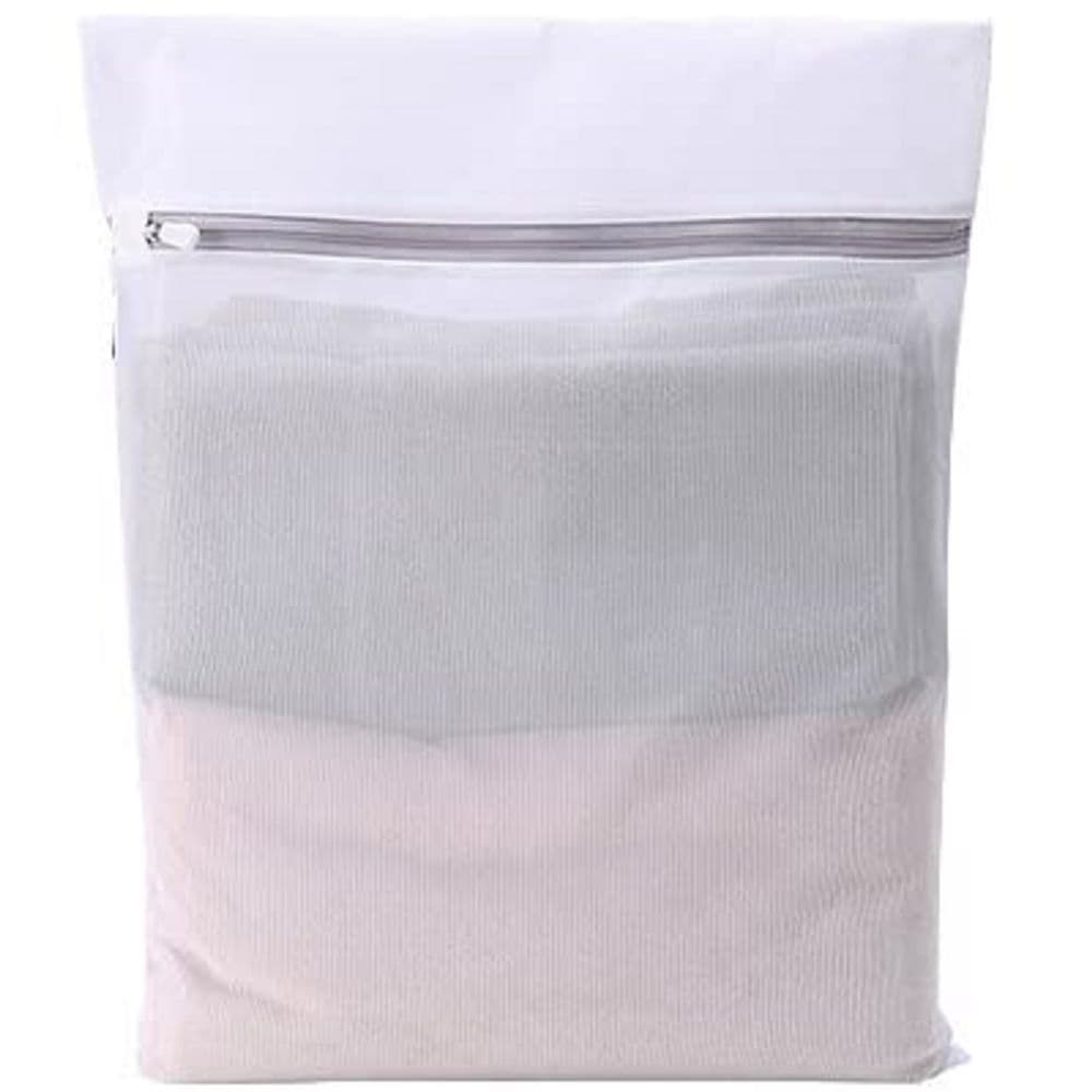 Zipped Net Laundry Wash Bag Extra Large 60 x 50cm