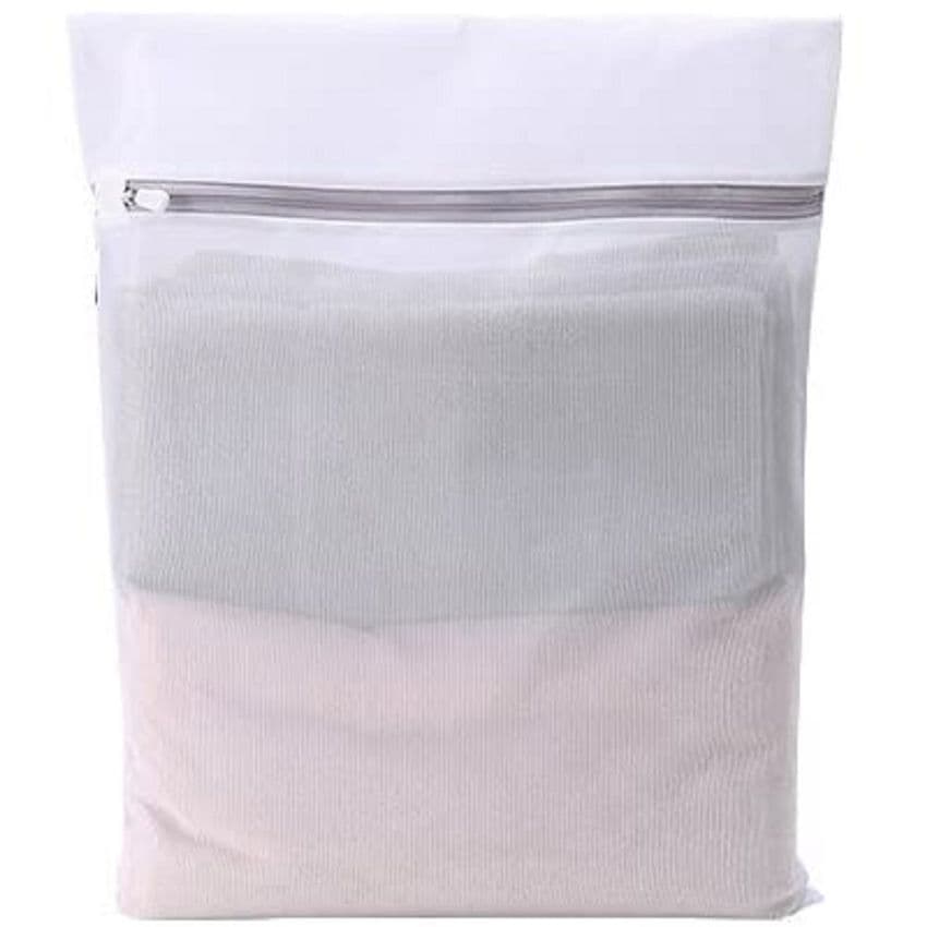 Zipped Net Laundry Wash Bag Extra Large 60 x 50cm