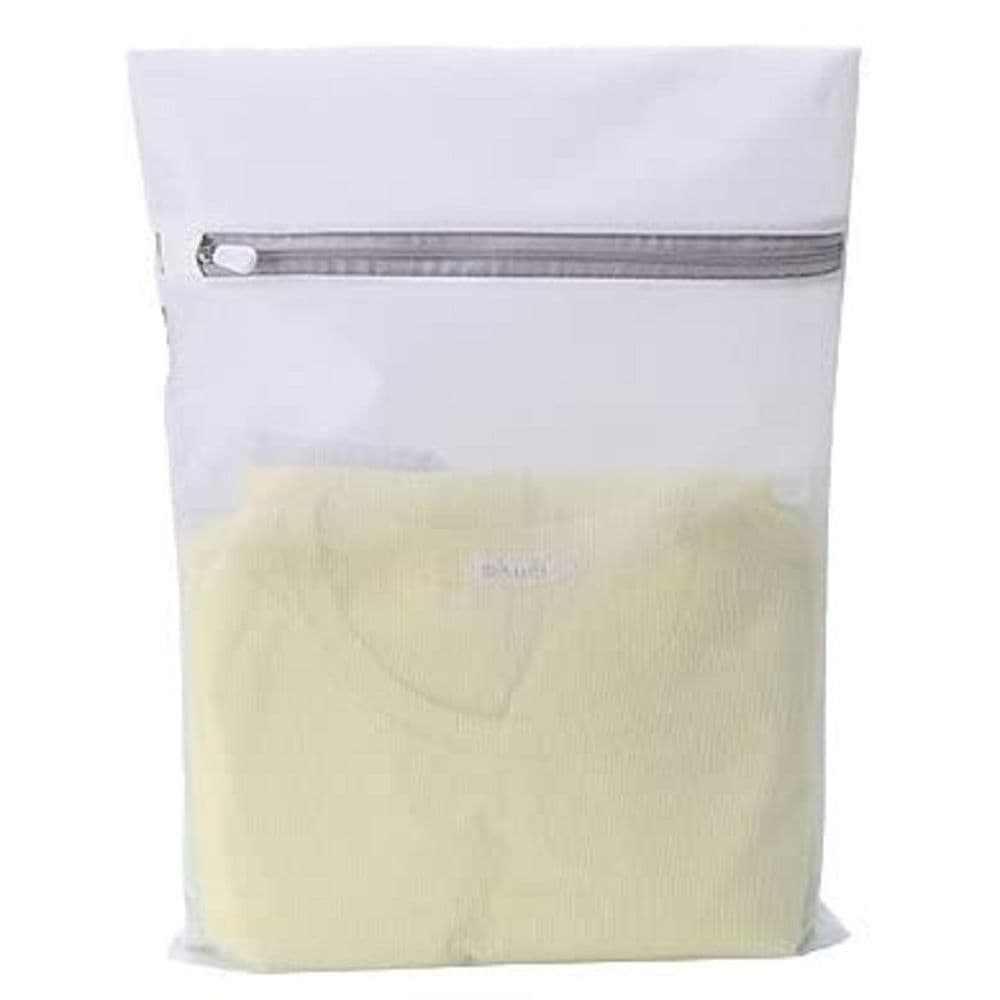 Zipped Net Laundry Wash Bag Large 50 x 40cm