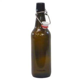 Amber Swing Top Beer Bottles (15 by 750 ml, best value)