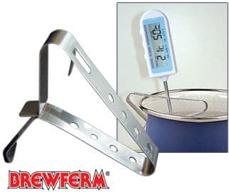 Brewferm Thermometer CLIP Stainless Steel