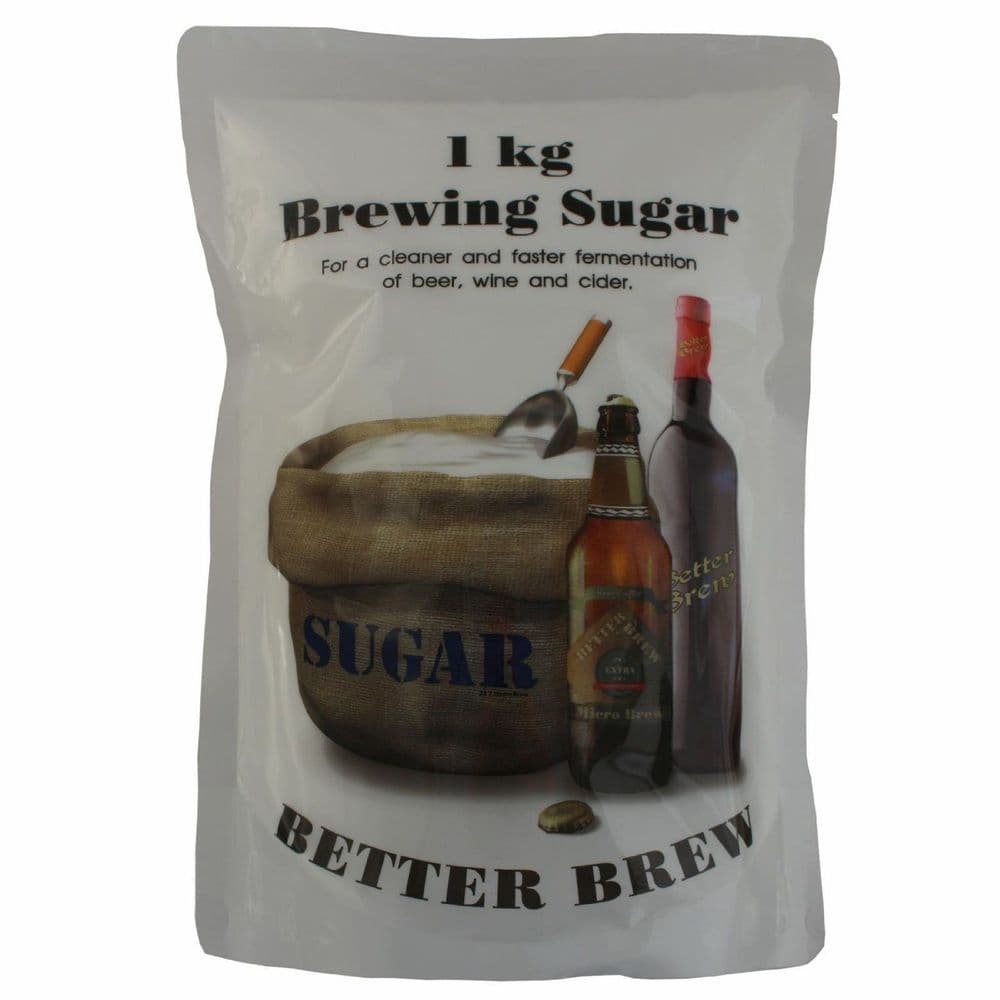 Brewing And Winemaking Sugar (Glucose/Dextrose Monohydrate) Professionally Packed 1 Kg