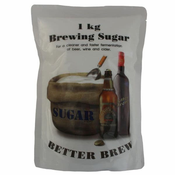 Brewing And Winemaking Sugar (Glucose/Dextrose Monohydrate) Professionally Packed 1 Kg