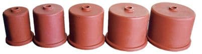 Brouwland Carboy / Demijohn Rubber Cap 50 mm, With Hole For Airlock