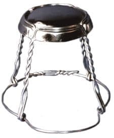 Brouwland Champagne Cage With Metal Cap 25 pieces