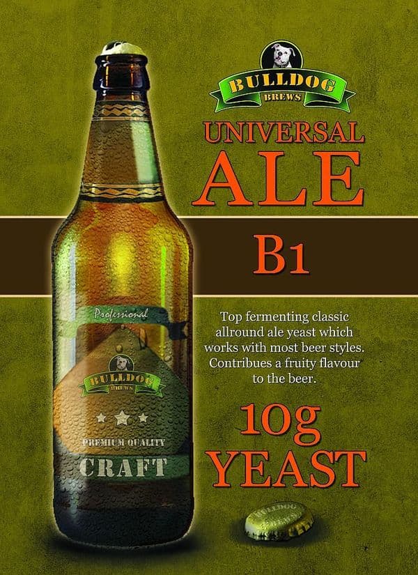 Bulldog B1 Universal Ale Yeast 10g