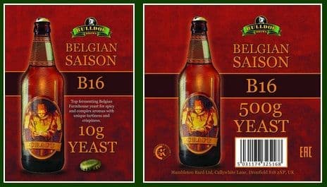 Bulldog B16 Belgian Saison Beer Yeast 10g
