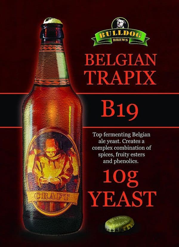Bulldog B19 Belgian Trapix Beer Yeast 10g