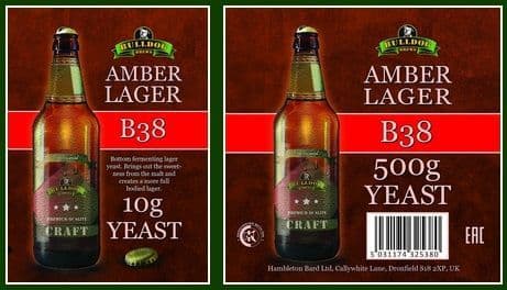 Bulldog B38 Amber Lager Yeast 10g