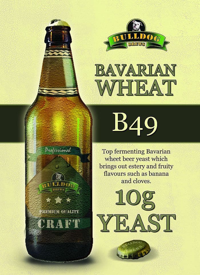 Bulldog B49 Bavarian Wheat Yeast 10g