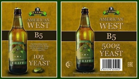 Bulldog B5 American West IPA Yeast 10g