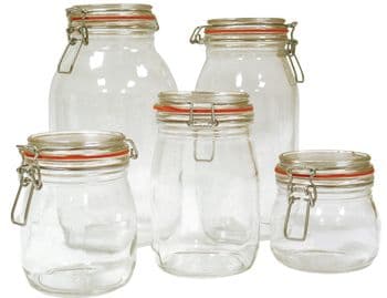 Canning Jar 0.5 Litres Plus Lid And Clasp