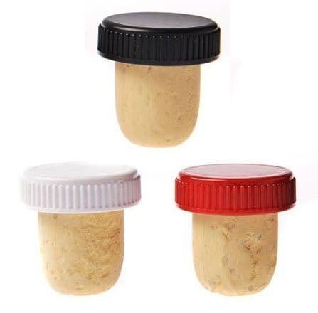 Craft Range Top Flanged Wine Corks Black Pack of 20