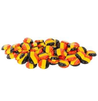 Crown Caps Oxygen Scavenging (100 pack) Belgian Flag