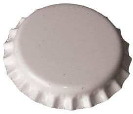 Crown Caps White 100 Pack