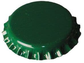 Crown corks 29mm GREEN 100 pcs