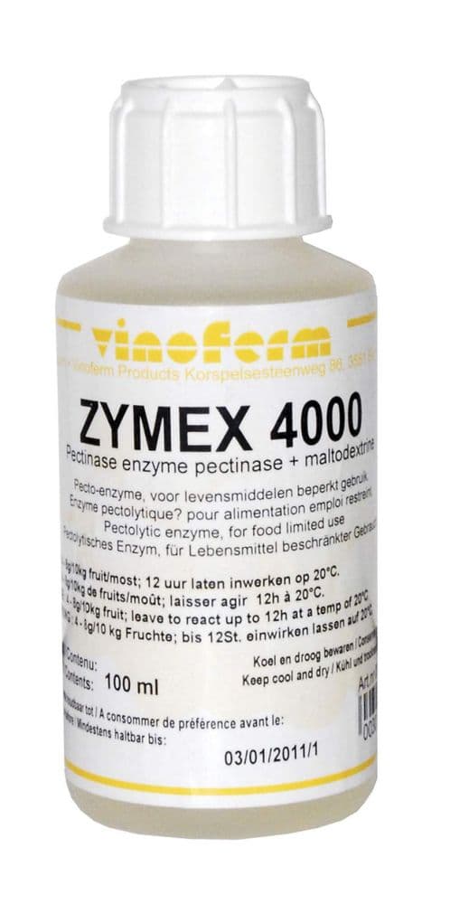 Enzyme VINOFERM ZYMEX 4000 100 ml