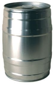 Extra Mini Keg 5 Litres Grey And Rubber Plug from Brouwland