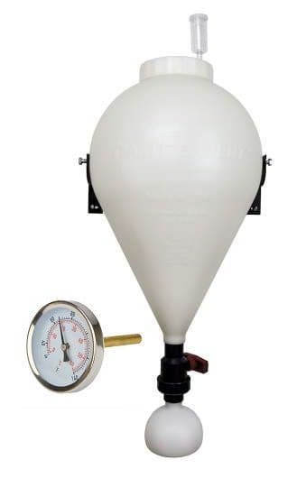 FastFerment Plastic Conical Fermenter (30 litre) With FastFerment Dial Thermometer