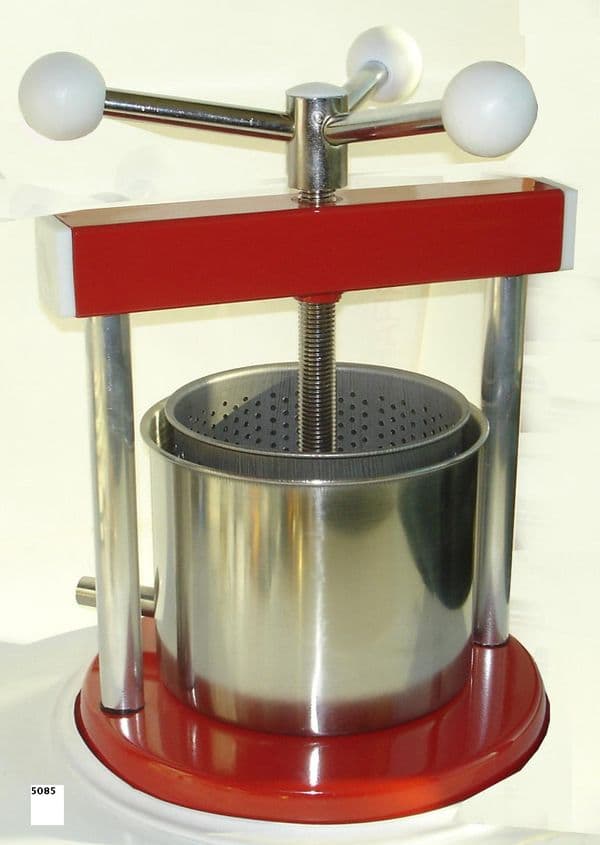 Fruit Press Aluminium & Painted Metal 1.3 L