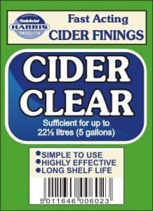 Harris Cider Clear Finings