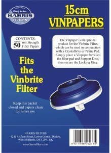 Harris Vinbrite Vinpaper 15cm, 50-pack