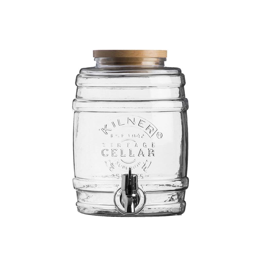 Kilner Barrel Storage Jar With Dispensing Tap 5LT