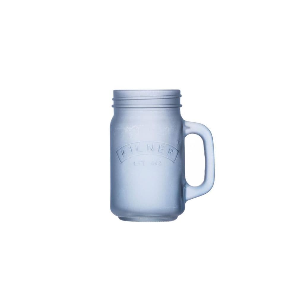 Kilner Blue Frosted Handled Jar 0.4 Litre