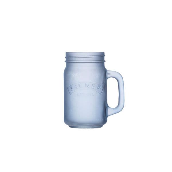 Kilner Blue Frosted Handled Jar 0.4 Litre