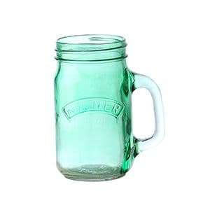Kilner Colour Handled Jar Green 0.4 Litre