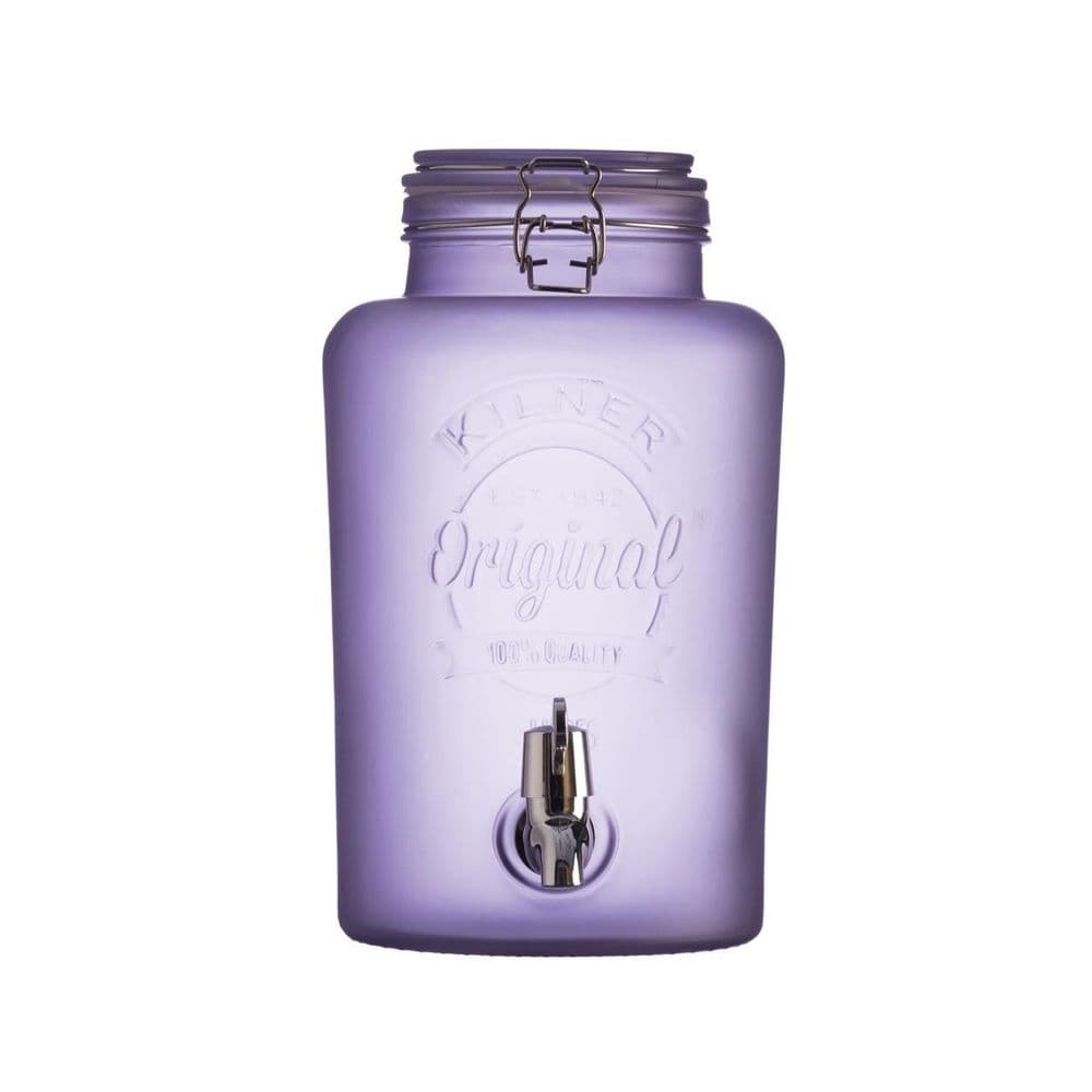 Kilner Purple Frosted Dispenser 5 Litre