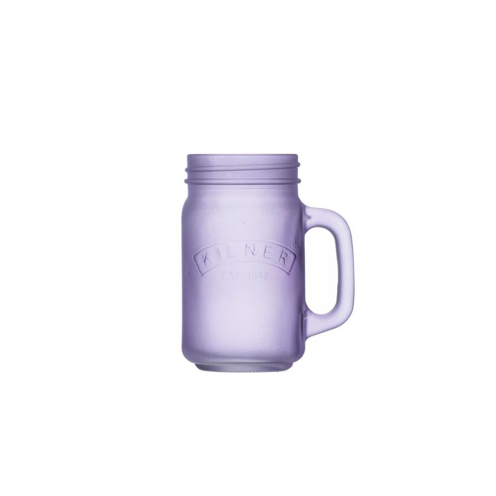 Kilner Purple Frosted Handled Jar 0.4 Litre