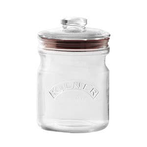 Kilner Push Top Glass Storage Jar 1 Litre