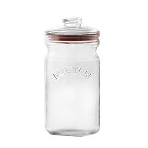 Kilner Push Top Glass Storage Jar 1.5 Litre