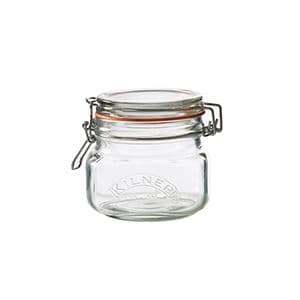 Kilner Square Clip Top Jar 0.5 Litre