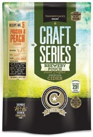 Mangrove Jack's CS Peach and Passionfruit Cider 2.4 Kg