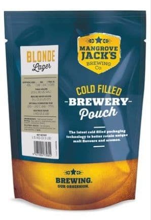 Mangrove Jack's Traditional Series Blonde Lager 1.5 Kg Pouch