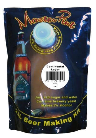 MasterPint Continental Lager 1.6 Kg Beer Kit