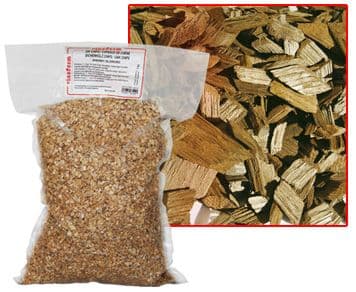 Oak Chips WHISKY 250 grams Vinoferm Professionally Packed