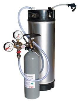 Pressure Keg set complete with new soda keg