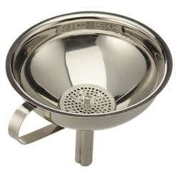 S30 Stainless Steel Funnel 13cm With Strainer