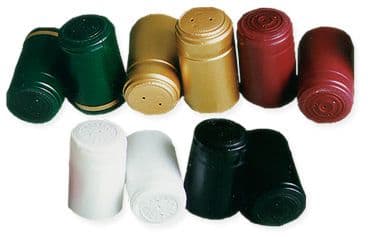 Shrink Capsules Blue/Gold (Pack of 30)