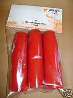 Shrink Capsules Burgundy (Pack of 30)