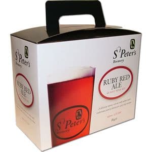 St Peter's Ruby Red Ale 3.0 Kg 40 Pint Beer Kit