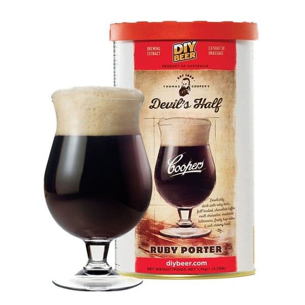 Thomas Coopers Devil's Half Ruby Porter (1.7 Kg) Beer Kit